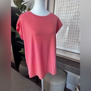 BRAND NEW Large Striped La Baieso Pink Women's Top